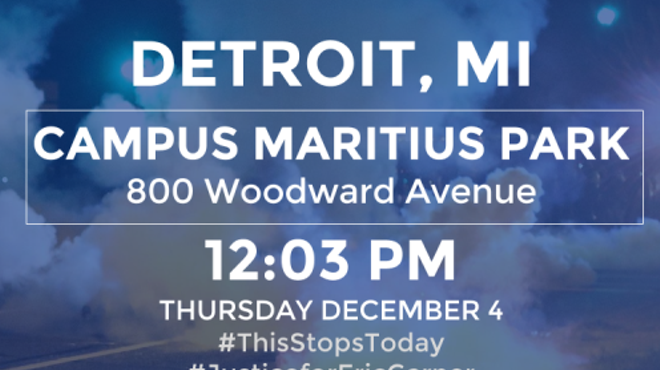 Campus Martius die-in to be held at 12:03 p.m. today after grand jury doesn't indict officer in Eric Garner chokehold case