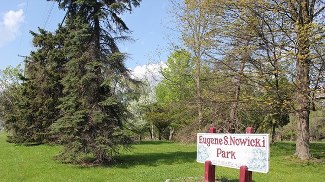 Eugene S. Nowicki Park is one of three pieces of land owned by Rochester Hills, which leased mineral rights of the property to an oil and gas exploration company last year.