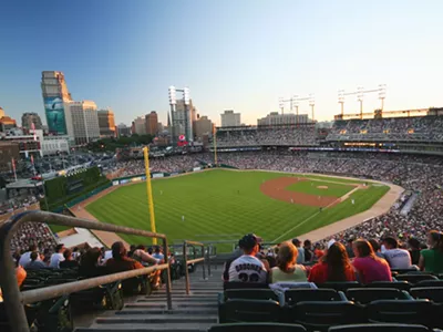 Comerica Park will probably look a lot more empty than this on Opening Day 2018.