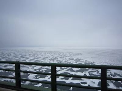 The Straits of Mackinac.