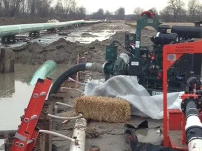 Image: Nexus pipeline construction slashes its way through Washtenaw County