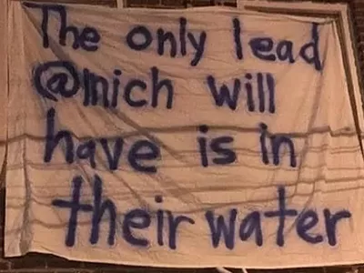 Image: Villanova alum creates Flint fundraiser in response to tasteless NCAA sign