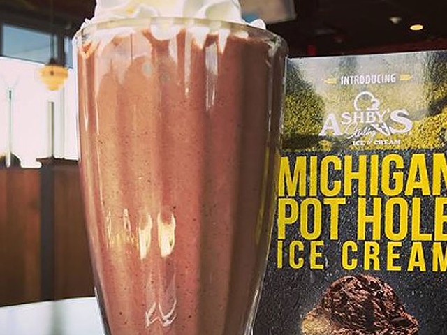 'Pot hole' ice cream to help Michigan eat its way to a less bumpy commute