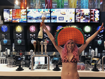 A Tace Bell Cantina in Las Vegas.