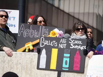 Hundreds of metro Detroiters attended the March for Our Lives to to demand legislative changes to protect students.