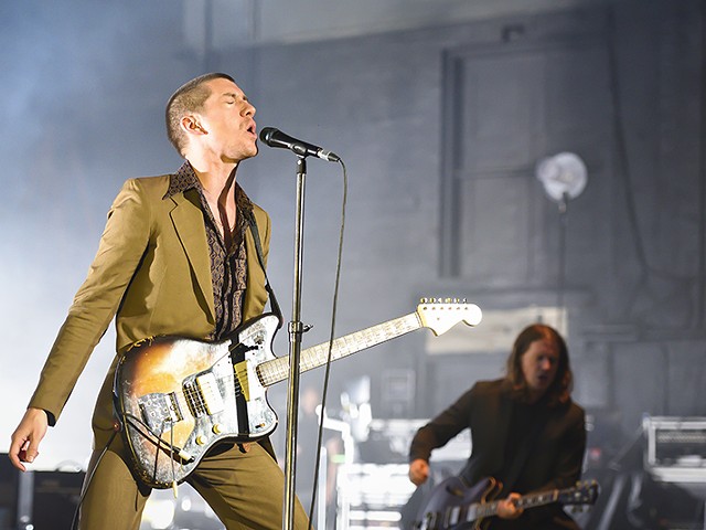 Arctic Monkeys frontman Alex Turner in Detroit.