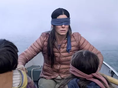 Sandra Bullock in Bird Box.