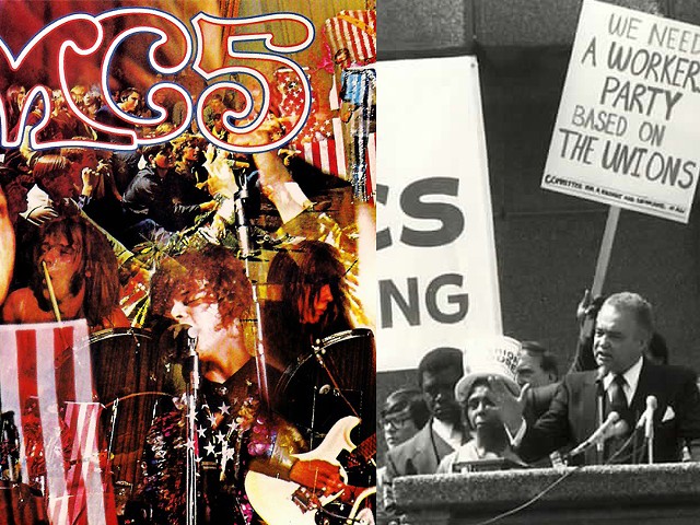 Left: The MC5 implored its audience to "Kick out the jams, motherfucker!" on its 1969 debut. Right: Detroit Mayor Coleman Young, pictured in 1981, referred to himself as the "Motherfucker in Charge."