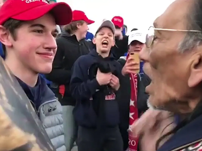 Image: Native American drummer from viral video is from Michigan