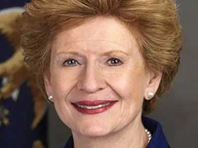 Image: Sen. Debbie Stabenow votes to protect Israel instead of free speech