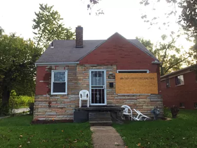 The Dickerson family home in Detroit's Conant Gardens neighborhood.