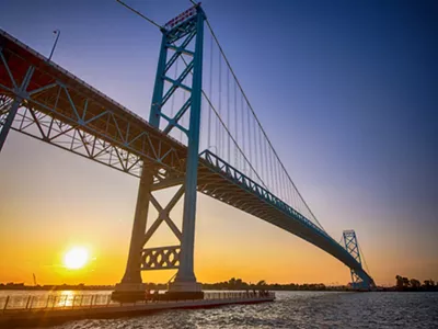 Image: Commuters crossing the Ambassador Bridge will pay less starting today