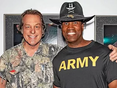 Ted Nugent with conservative John James.