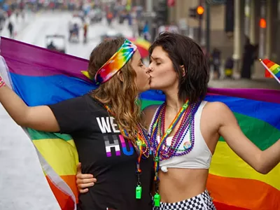 Motor City Pride at Detroit's Hart Plaza in 2018.