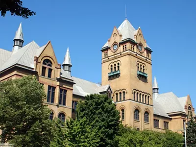 Old Main at Wayne State University.