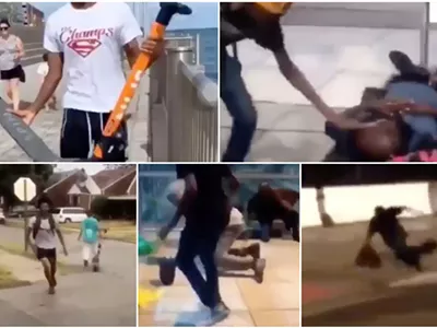 Image: Viral video shows scofflaws vandalizing scooters, attacking random people in Detroit