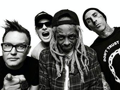 Blink 182 with Lil Wayne.