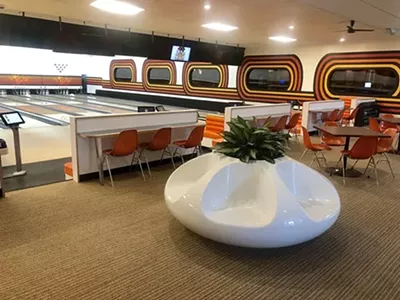 The newly rehabbed Bowlero Lanes & Lounge.