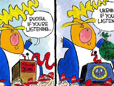Image: Trump's listening tour