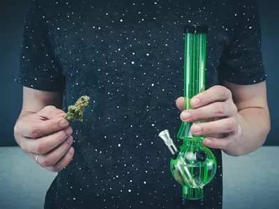 Image: Despite all the action on marijuana in Michigan, the bong remains the same