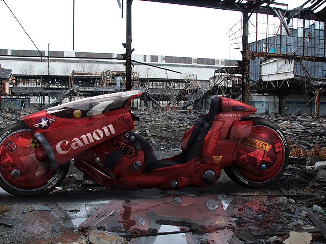 Design for a live-action Akira movie, (currently in development hell).