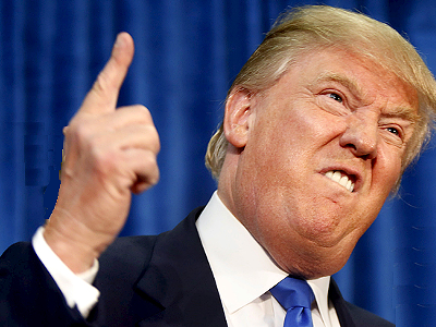 Image: Donald (Drumpf) Trump is bringing his hate-party-spectacle to Warren, MI