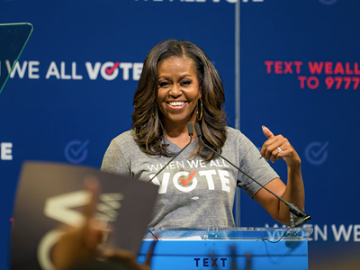 Image: Michelle Obama cancels upcoming Detroit voter participation rally amid coronavirus concerns