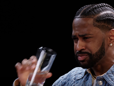 Image: Big Sean finds zen, defends Detroit-style pizza, and talks coronavirus while eating the world's hottest chicken wings on 'Hot Ones'