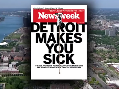Image: Newsweek cover story zeroes in on River Rouge pollution