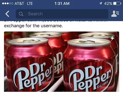 Image: News of Diet Dr Pepper's twitter handle trade goes viral
