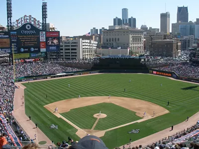 Image: Roseville man catches five foul balls at Tigers game