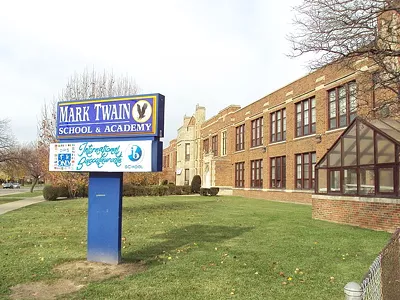 Mark Twain Academy, a DPS school in southwest Detroit.