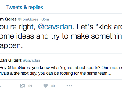 Image: Some see soccer symbiosis in Gores-Gilbert tweets