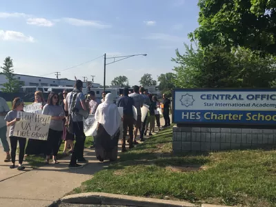 Image: Community demands accountability at the Detroit charter school where eight teachers were fired