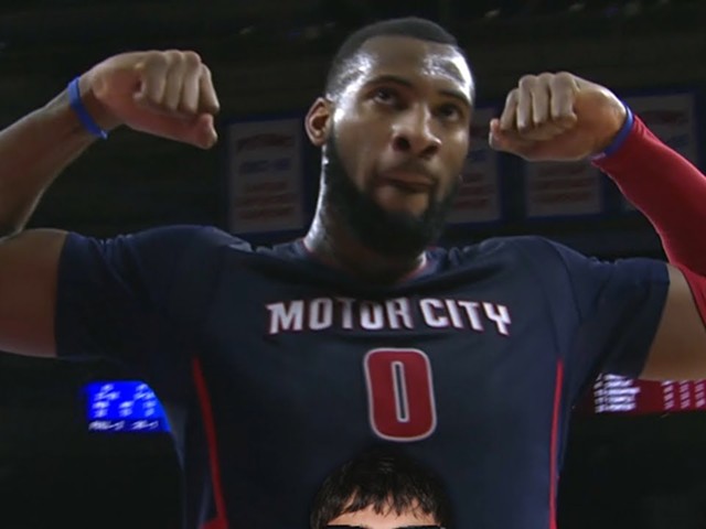 VIDEO: Pistons Andre Drummond blocks child's shot; destroys dignity
