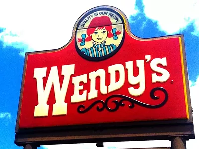 (Disclaimer, this is a generic photo of a Wendy's sign, not the actual Wendy's in question)