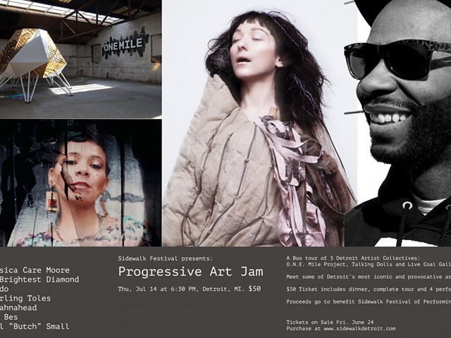 Show preview: Sidewalk Progressive Arts Jam Thurs., July 14