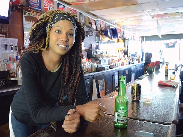 Bartender Niki Jackson, 33, says she was a regular at Marshall’s before she went to work there. “We all refer to each other as family,” she says.