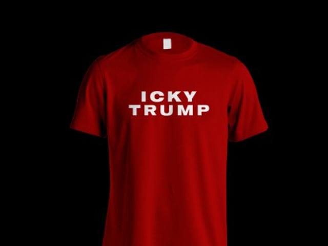 "Icky Trump" t-shirts