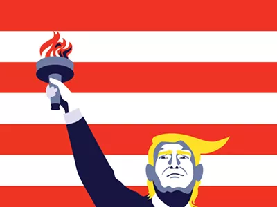 Image: I'm a Muslim who condemns ISIS. White America, do you condemn Trump?