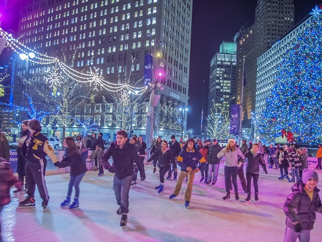 Rejoice — the Campus Martius ice rink opens up on Friday