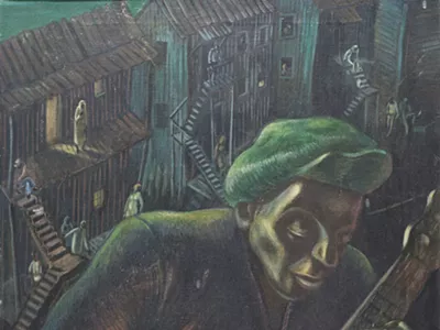 Image: Wright Museum to restore John Thomas Biggers' social realist painting