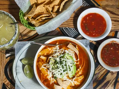 Image: Mi Pueblo shows us how to make its bright, guajillo-spiced tortilla soup