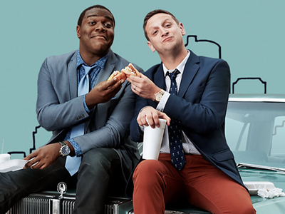 Sam Richardson and Tim Robinson, the stars of "Detroiters."