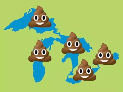 Image: The Great Lakes are being poisoned by poop