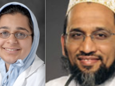 Dr. Jumana Nagarwala (left) and Dr. Fakhruddin Attar (right) along with Attar's wife, are accused of female genital mutilation.