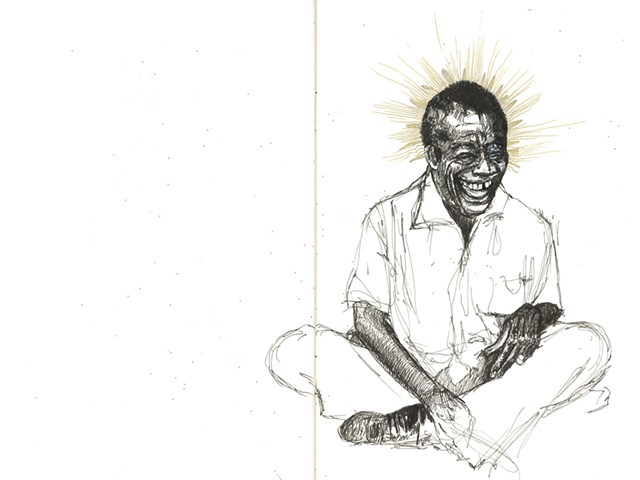 Why Sabrina Nelson is no longer mad that someone stole her sketchbook of James Baldwin drawings