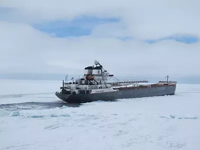 Image: It's so cold the Great Lakes are freezing faster than usual