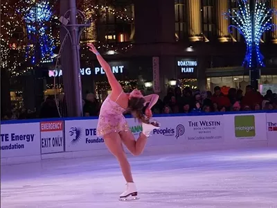 Image: Girls invited to learn figure skating from Olympian Meryl Davis during Campus Martius workshop