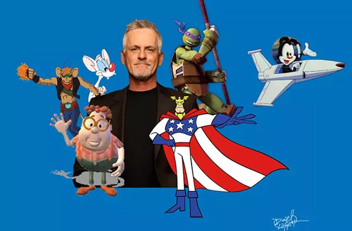 Image: Motor City native Rob Paulsen is a human cartoon
